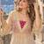 Beige tissue readymade 3 piece suit suit with embroidery & sequence work