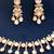 Gold plated premium kundan necklace set