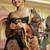Black Faux Organza Floral Digital Printed Readymade Lehenga Choli