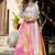 Multicolor Faux Organza Silk Leheriya Printed Readymade Lehenga Choli Set