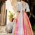Multicolor Faux Organza Silk Leheriya Printed Readymade Lehenga Choli Set