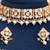 Gold plated premium designer moissanite kundan choker set