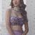 Lavender Faux Organza Readymade Lehenga Set with Embroidered Blouse & Net Dupatta