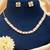 Gold plated heritage kundan moissanite necklace set