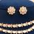 Gold plated luxury moissanite kundan bridal choker set