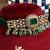 Green premium kundan moissanite choker set