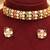 Royal multicolor moissanite kundan necklace set