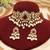 Royal maroon kundan choker set