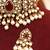 Royal maroon kundan choker set