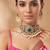Emerald green royal kundan choker set
