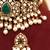 Emerald green royal kundan choker set