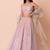 Baby Pink Faux Georgette Embroidered Readymade Lehenga Choli Set