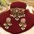 Royal multicolor moissanite kundan choker set