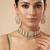 Gold plated premium kundan choker set