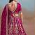 Rani Pink Embroidered Faux Georgette Reasymade Lehenga Choli