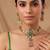 Multicolor royal kundan moissanite necklace set