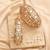 Gold plated designer kundan bridal bangle set