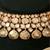 Gold plated regal kundan bridal choker set with maang tikka