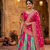 Multicolor silk blend designer festival lehenga choli