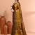 Gold festive handloom tissue saree with running blouse