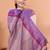 Off white festive cotton blend zari check handloom saree with running blouse