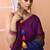 Multicolour daily wear handloom cotton blend saree without blouse