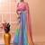 Multicolour daily wear handloom cotton blend saree without blouse
