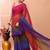 Multicolour daily wear handloom cotton blend saree without blouse