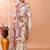 Off white festive wear silk blend multicolor border pallu jamdani saree with running blouse