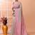 Dark beige office wear cotton blend jamdani saree with running blouse