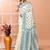 Ivory office wear cotton blend jamdani saree with running blouse