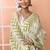 Ivory office wear cotton blend jamdani saree with running blouse