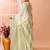 Ivory office wear cotton blend jamdani saree with running blouse