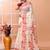 Ivory office wear cotton blend jamdani saree with running blouse