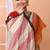 Beige daily wear handloom cotton blend saree with running blouse
