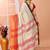 Beige daily wear handloom cotton blend saree with running blouse