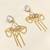 freshwater pearls jewellery mother of pearl gold-toned chandelier drop earrings with chain tassel