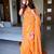 Bollywood style yellow ready to wear lehenga saree with blouse