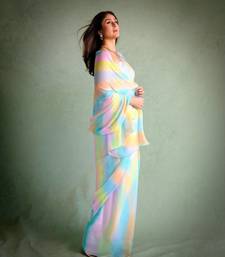 Bollywood Style Kareena kapoor Muticolour saree with blouse