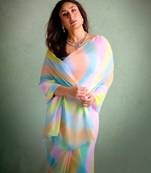 Bollywood Style Kareena kapoor Muticolour saree with blouse