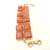 Certified natural freshwater pearls jewellery brown square stone gold-tone wide chain bracelet