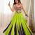 Green Rayon Navratri Lehenga Choli
