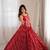 Red Mirror Navratri Lehenga Choli