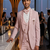 Pink 5 pc suit with pintex detailing