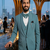 Sky blue 5 pc suit with pintex detailing