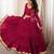 Dark Pink Navratri Lehenga Choli With Koti 