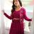 Dark Pink Navratri Lehenga Choli With Koti 