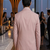 Pink 5 pc suit with pintex detailing