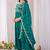 Rama embroidered vichitra  silk kurti with pant and duppata set