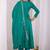 Rama embroidered vichitra  silk kurti with pant and duppata set